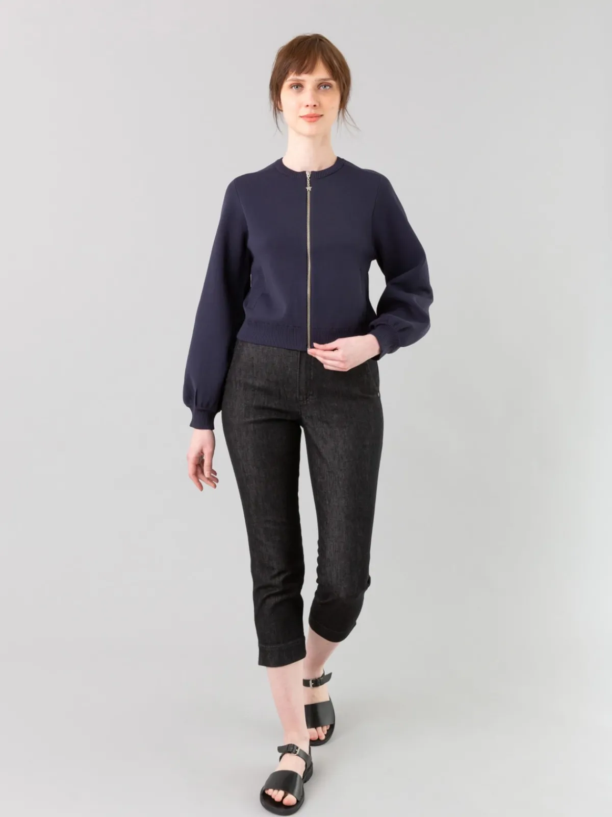 Black 7/8-length Marilyn Jeans<agnès b. Sale
