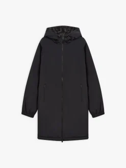 Black Lined Hooded Parka<agnès b. Online