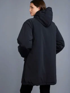 Black Lined Hooded Parka<agnès b. Online