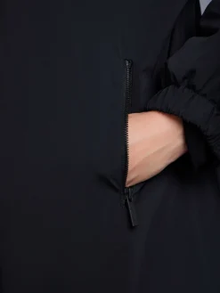 Black Lined Hooded Parka<agnès b. Online