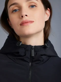 Black Lined Hooded Parka<agnès b. Online