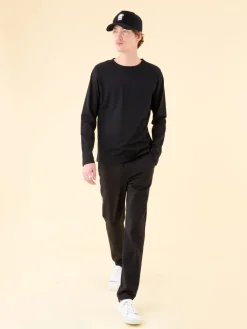 Black Long Sleeves Coulos T-shirt<agnès b. Shop