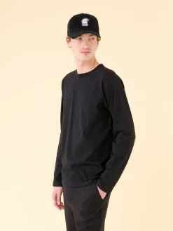 Black Long Sleeves Coulos T-shirt<agnès b. Shop