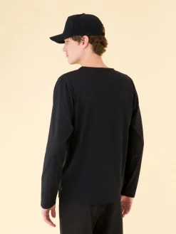 Black Long Sleeves Coulos T-shirt<agnès b. Shop