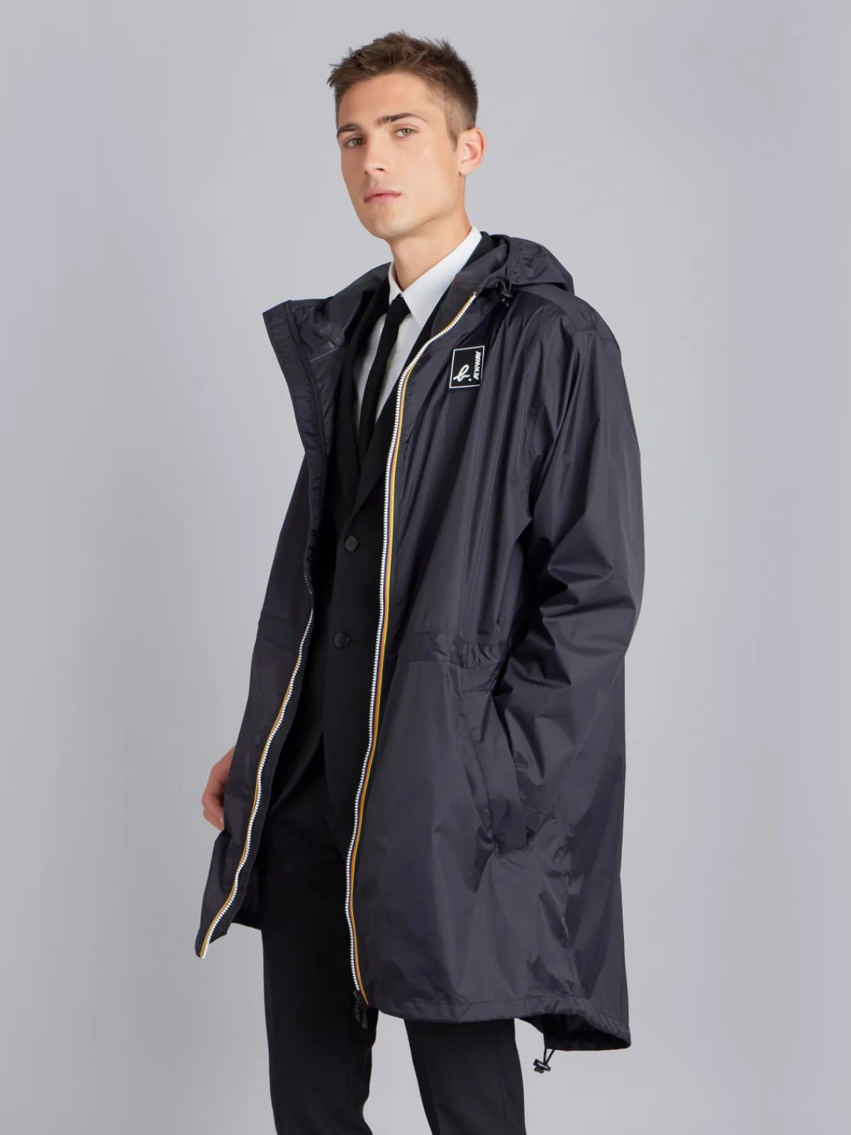 Black Long Unisex Parka Elysée X K-way<agnès b. Discount