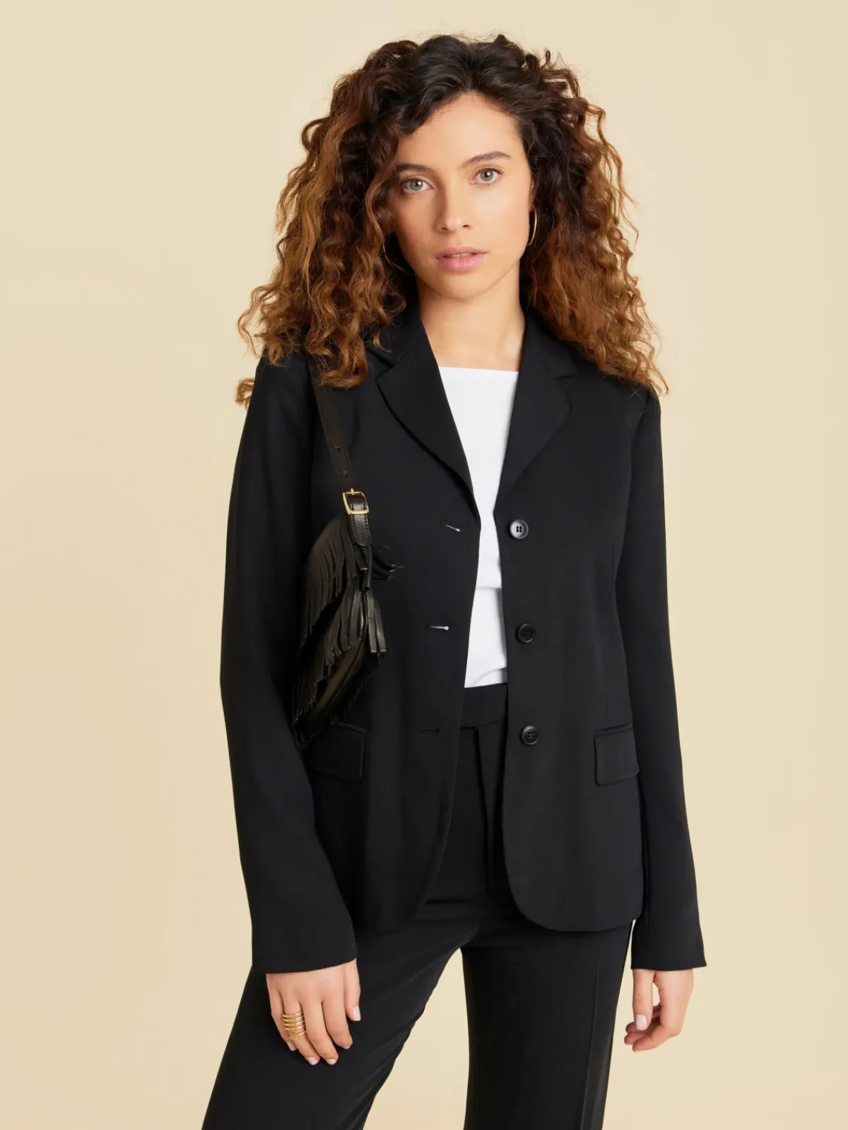 Black Louisa Jacket<agnès b. Flash Sale