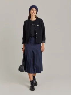 Black Merino Wool Coco Jacket<agnès b. Cheap