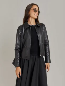 Black Merino Wool Feston Sweater<agnès b. Fashion