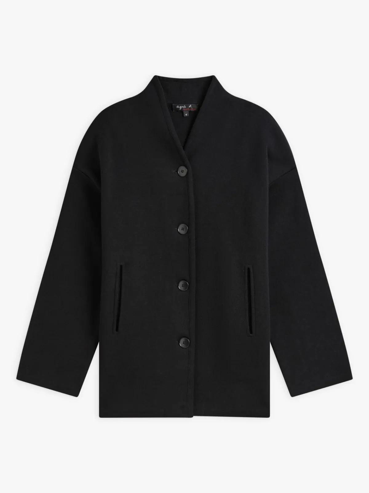 Black Merino Wool Germain Jacket<agnès b. Sale