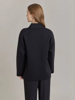 Black Merino Wool Germain Jacket<agnès b. Sale