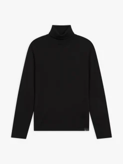 Black Merino Wool New Light Sweater<agnès b. Store