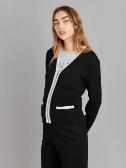 Black Merino Wool Oppo Jacket<agnès b. Outlet