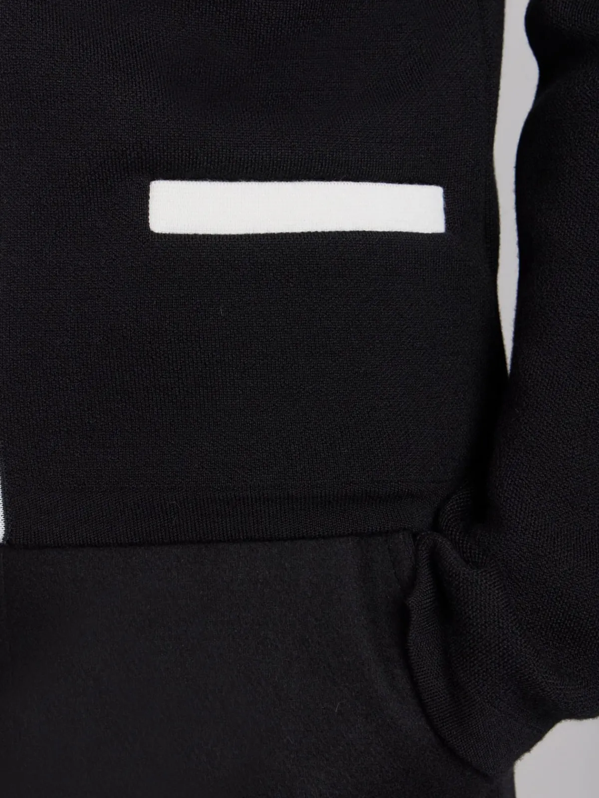 Black Merino Wool Oppo Jacket<agnès b. Outlet