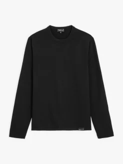 Black Merino Wool Park Sweater<agnès b. Outlet