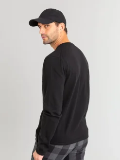 Black Merino Wool Park Sweater<agnès b. Outlet
