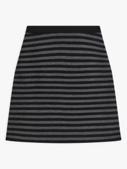 Black Merino Wool Reversible Skirt<agnès b. Cheap