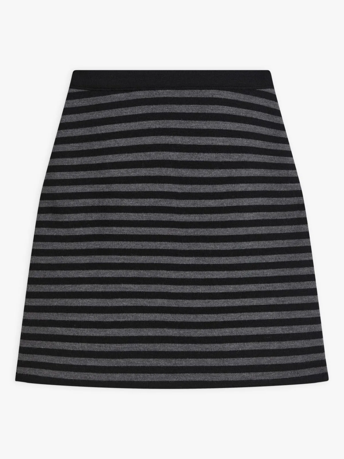 Black Merino Wool Reversible Skirt<agnès b. Cheap