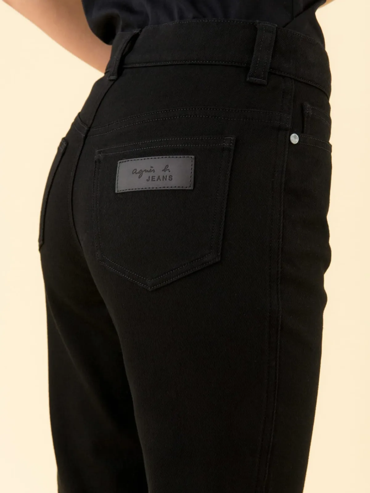 Black Misfits Short US Jeans<agnès b. Outlet