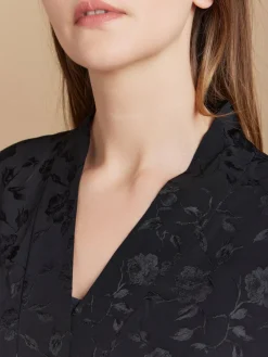 Black New Liz Kimono Shirt<agnès b. Fashion