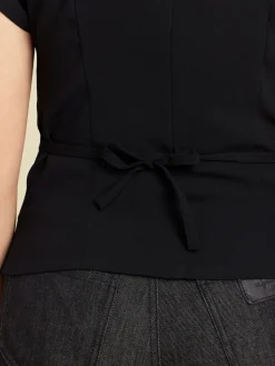 Black New Liz Kimono Shirt<agnès b. New