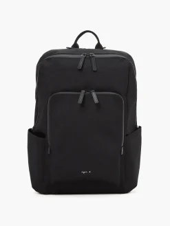 Black Nylon Backpack<agnès b. Clearance