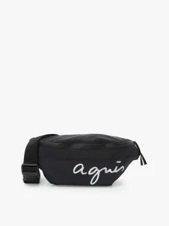 Black Nylon Bum Bag<agnès b. Store