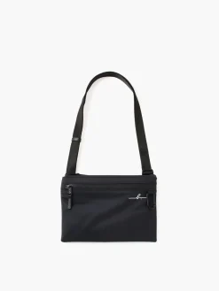 Black Nylon Shoulder Bag<agnès b. Flash Sale