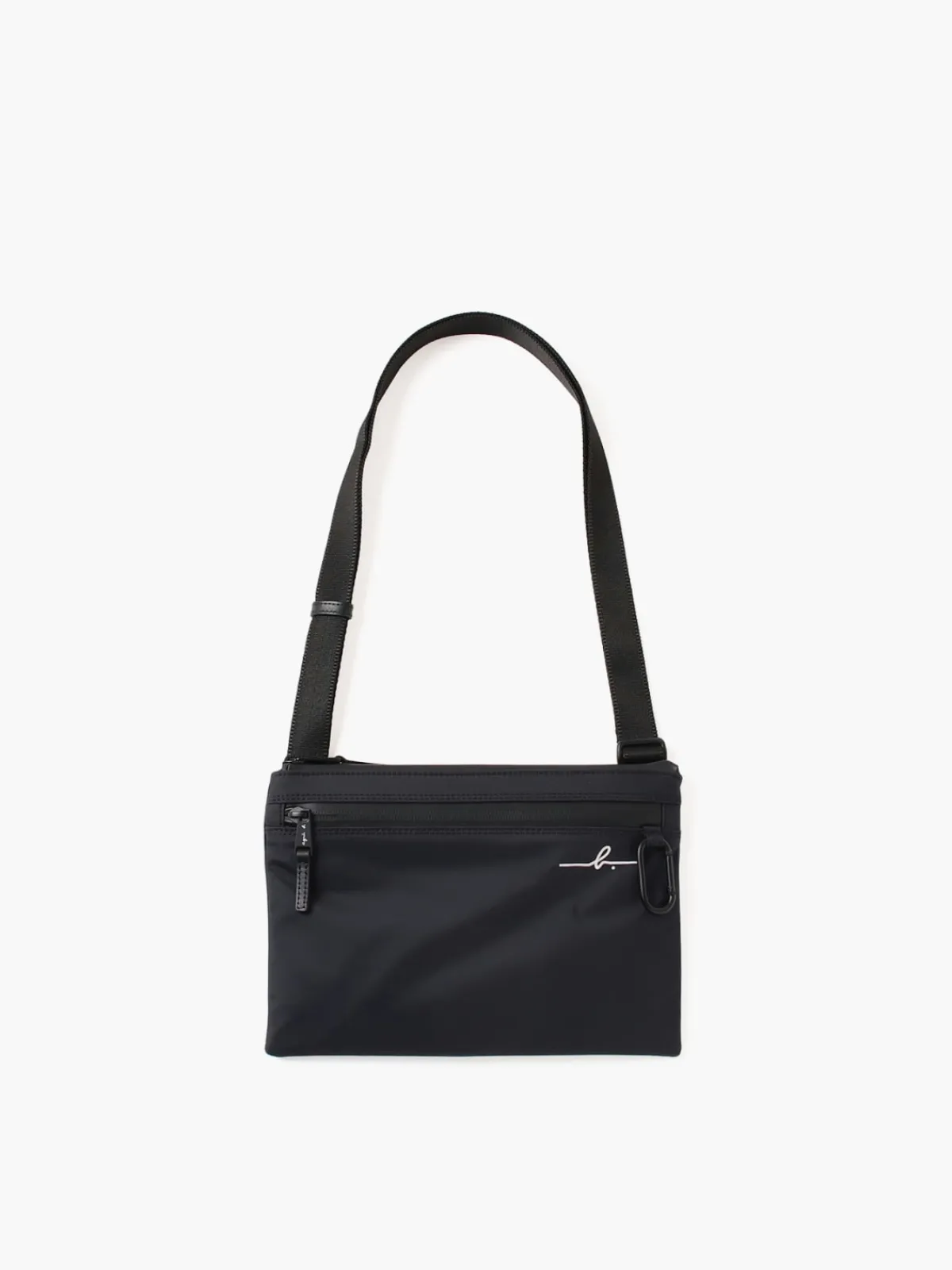 Black Nylon Shoulder Bag<agnès b. Flash Sale