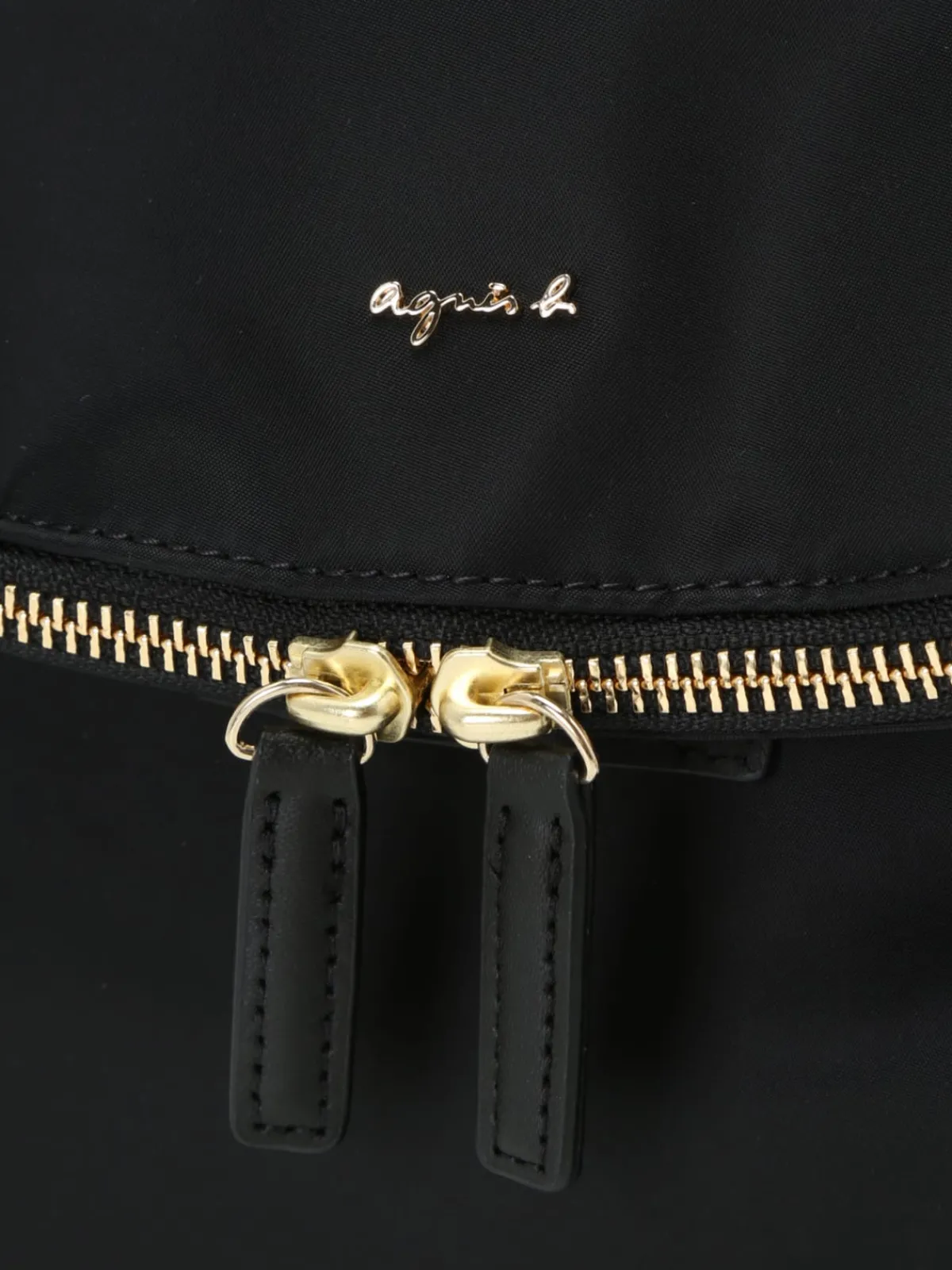 Black Nylon Shoulder Bag<agnès b. Sale