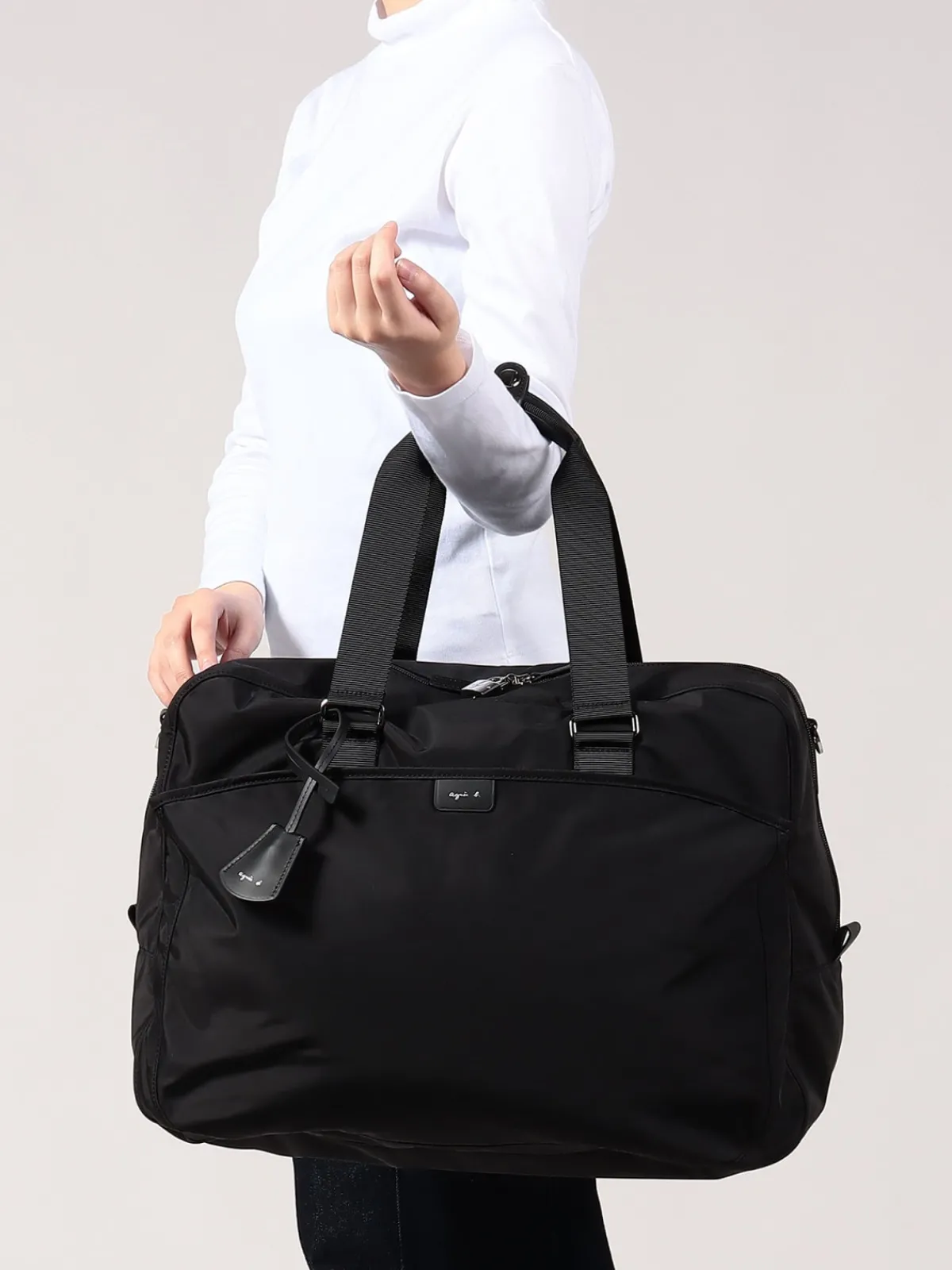 Black Nylon Travel Bag<agnès b. Discount
