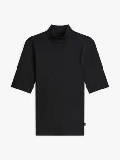 Black Organic Cotton Vian T-shirt<agnès b. Shop