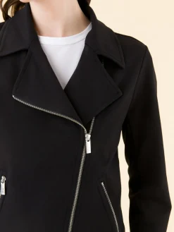 Black Perfect Zipped Jacket<agnès b. Cheap
