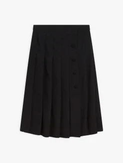Black Pleated Galloway Skirt<agnès b. Online