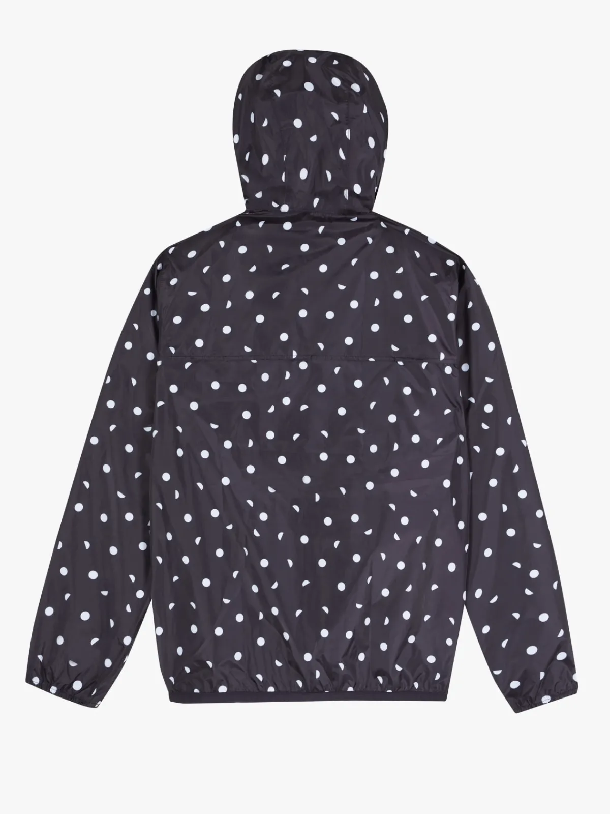 Black Polka Dot Unisex X K-way Claude Parka<agnès b. Fashion