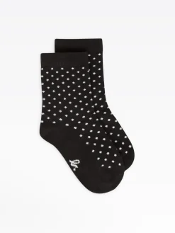 Black Polka Dots Socks<agnès b. Best Sale