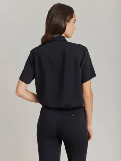 Black Polyester Candice Shirt<agnès b. Hot