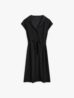 Black Polyester Franny Dress<agnès b. Cheap