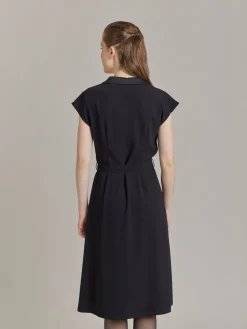 Black Polyester Franny Dress<agnès b. Cheap