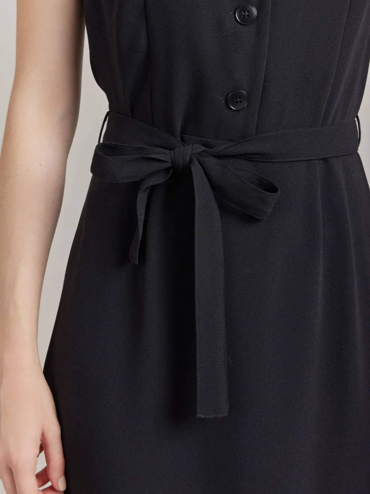 Black Polyester Franny Dress<agnès b. Cheap