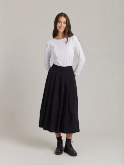 Black Polyester Grand Hotel Skirt<agnès b. Online