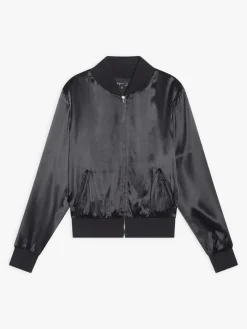 Black Satin Jacket<agnès b. Shop