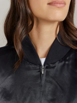 Black Satin Jacket<agnès b. Shop