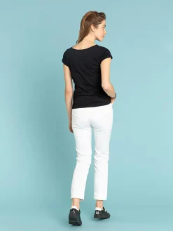 Black Short Sleeve Australia T-shirt<agnès b. Store