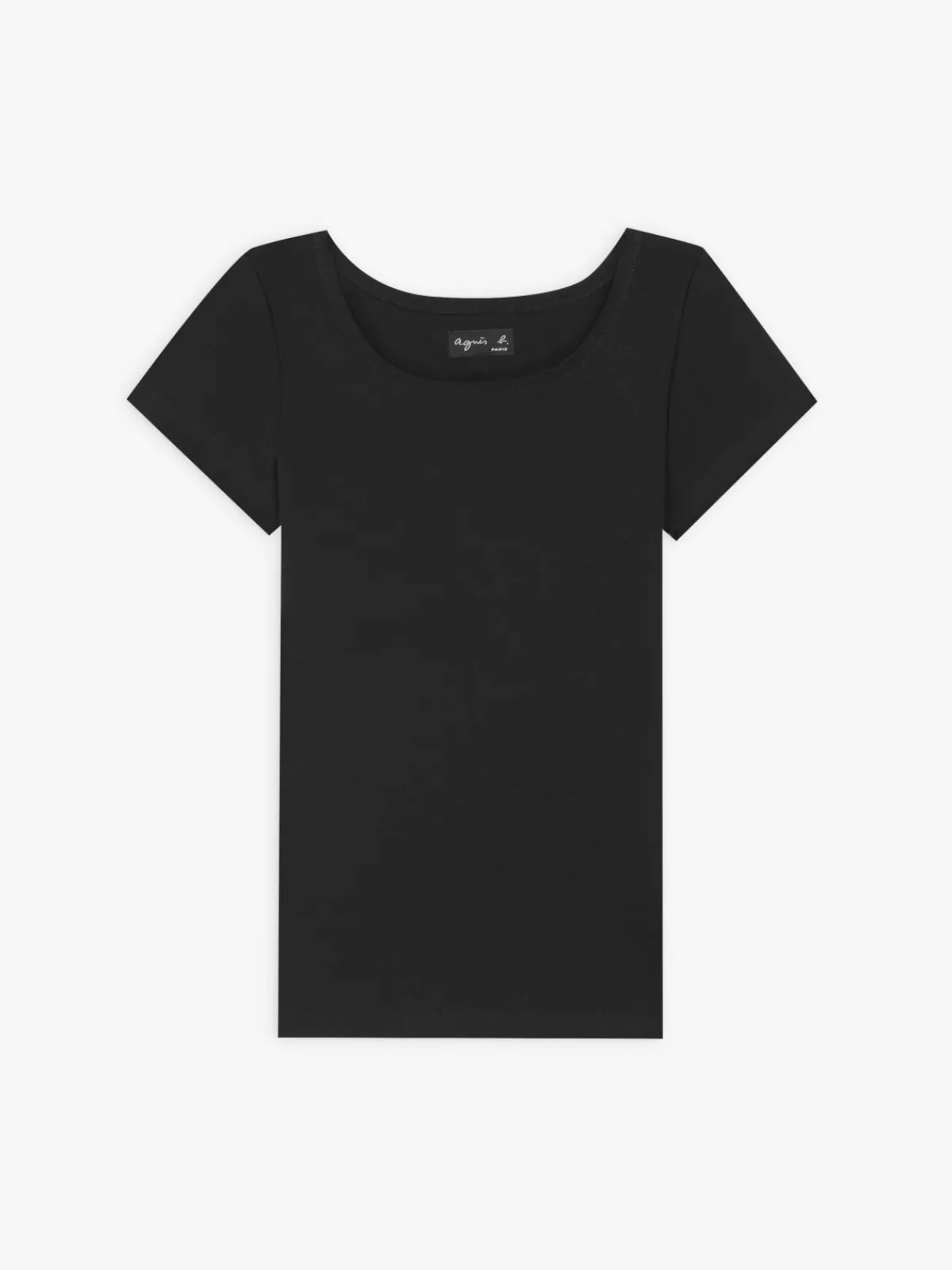 Black Short Sleeve Le Chic T-shirt<agnès b. New