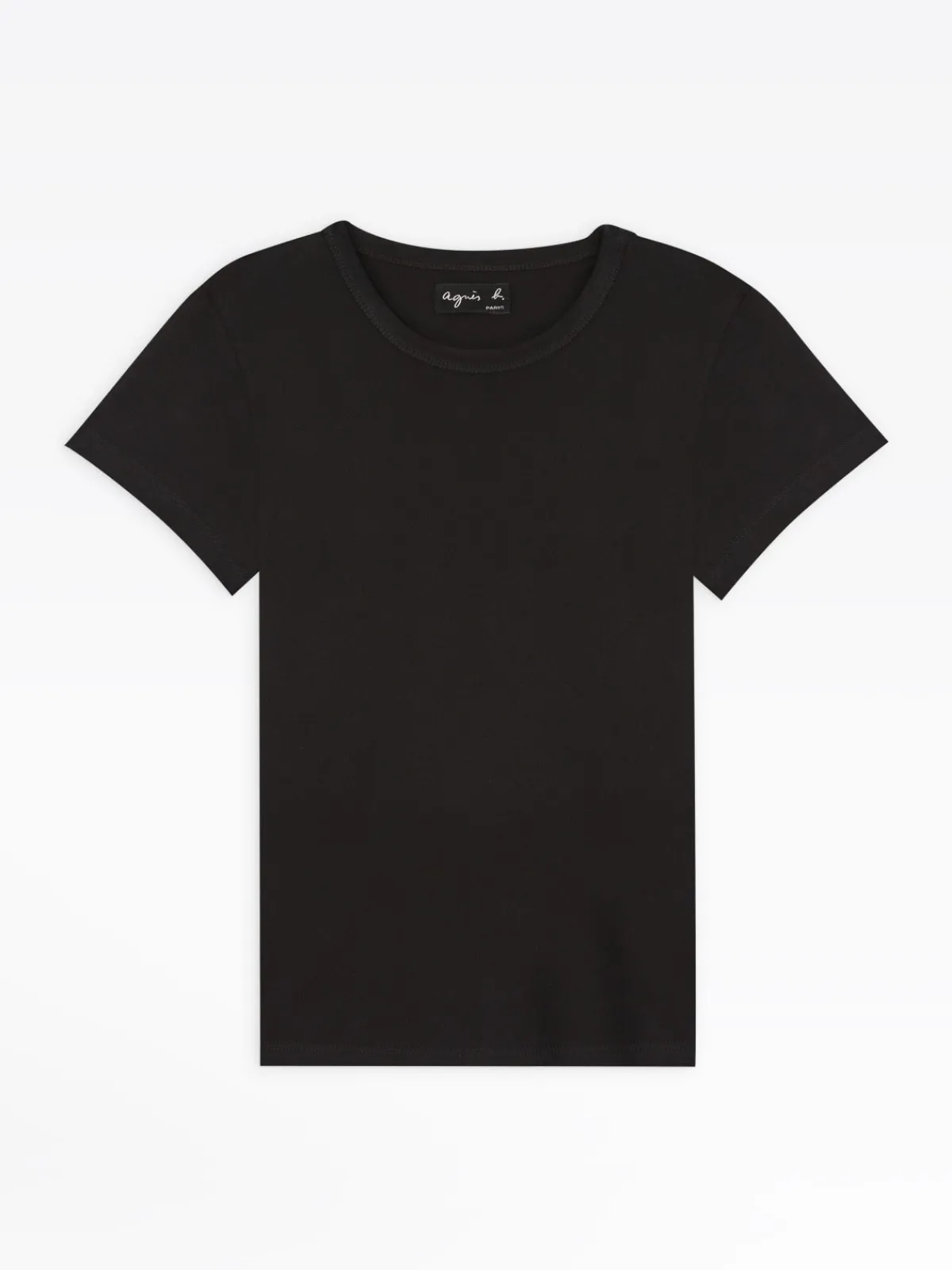 Black Short Sleeves Brando T-shirt<agnès b. Best Sale