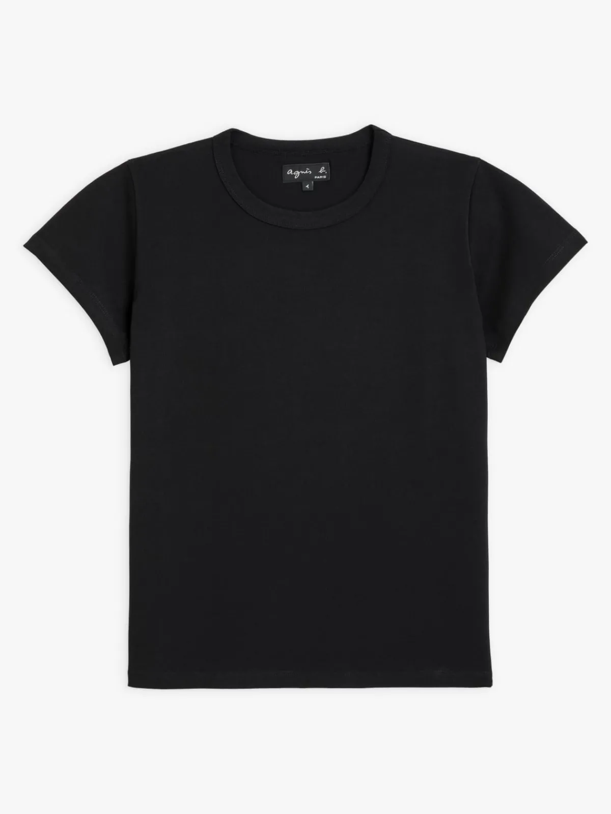 Black Short Sleeves Brando T-shirt<agnès b. Best Sale