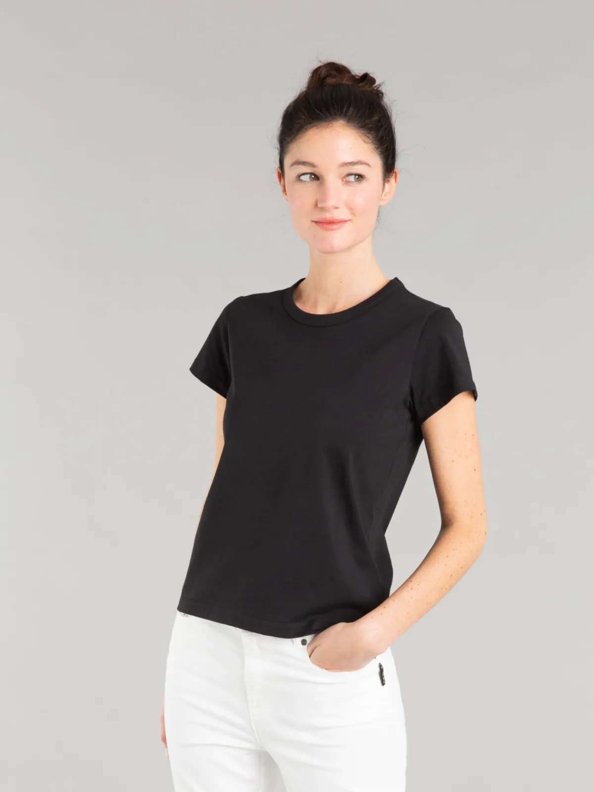 Black Short Sleeves Brando T-shirt<agnès b. Best Sale