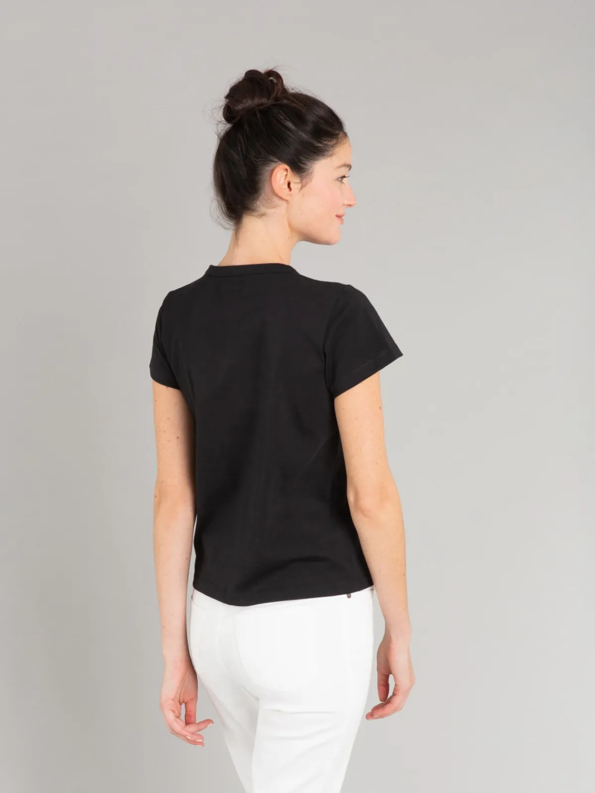 Black Short Sleeves Brando T-shirt<agnès b. Best Sale