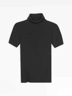 Black Short Sleeves Eddy Sweater<agnès b. Discount