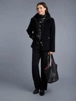 Black Silk And Linen Ballerina Sweater<agnès b. Flash Sale